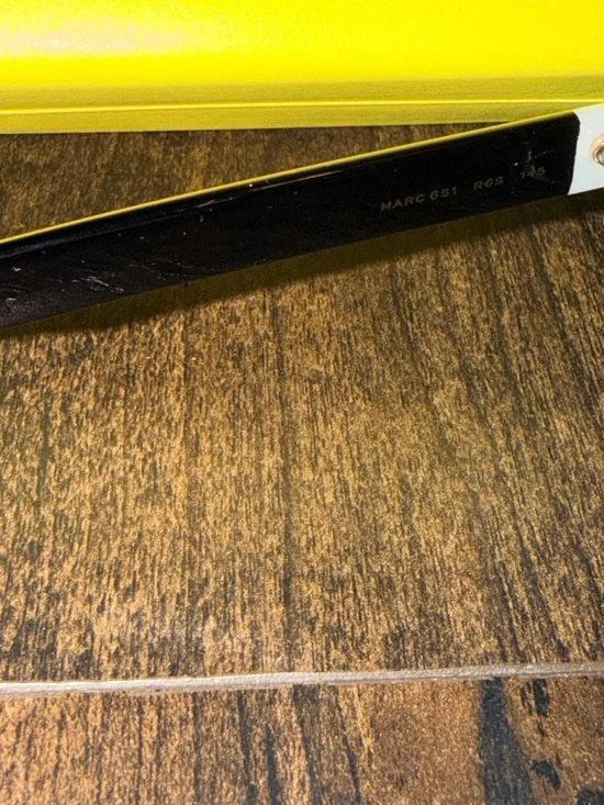 Marc Jacobs MARC 651 R6S Prescription Cat Eye Glasses - Clear Grey & Black - Picture 6 of 7